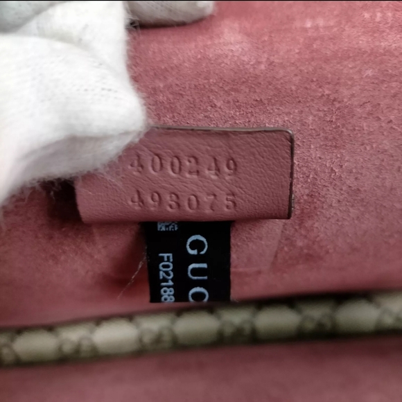 GUCCI Dionysus Blooms GG SupremeCanvas Chain Shoulder Bag Beige - Picture 10 of 17